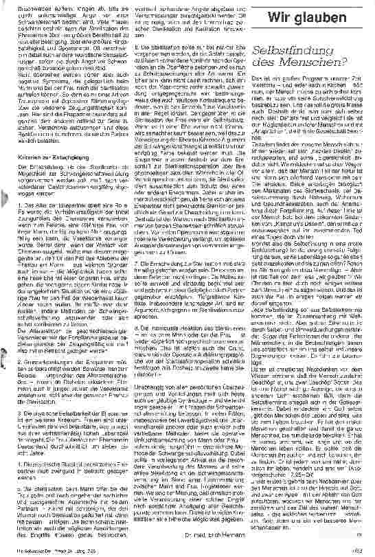 Vorschauseite 3: Christen unterwegs Familienplanung