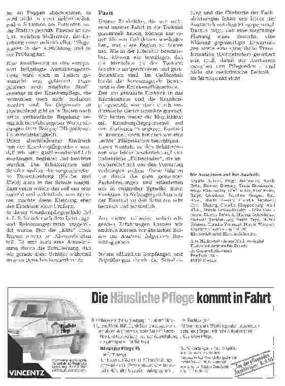 Vorschauseite 5: Krankenpflege in Italien - Erfahrungsbericht eines Krankenpflegekurses über eine Studienfahrt in die Toskana -