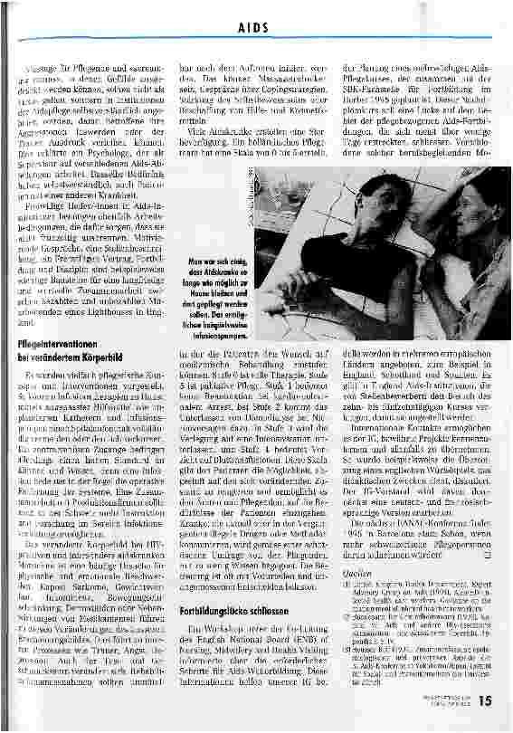 Vorschauseite 3: Brisante Themen - kreative Modelle Konferenz der Aidspflege-Vereinigung (EANAC) in Dublin