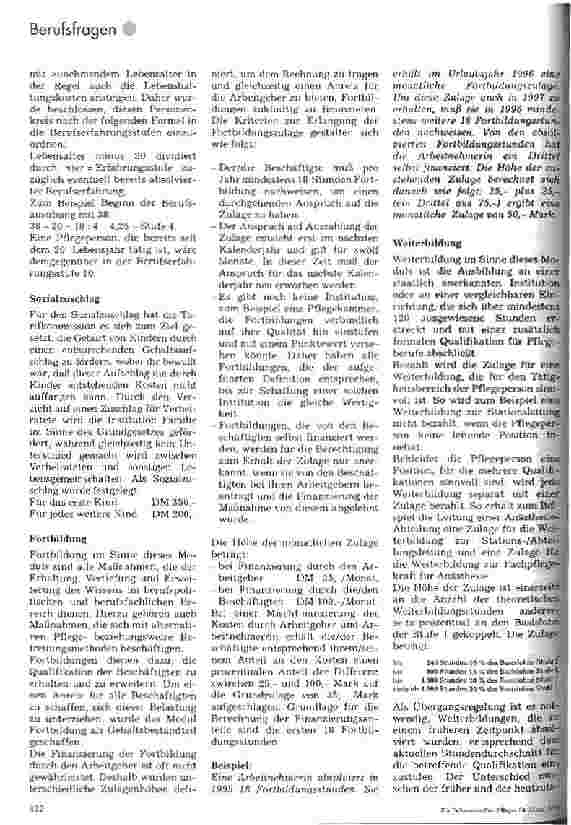 Vorschauseite 3: Neues Tarifmodell der Gewerkschaft Pflege