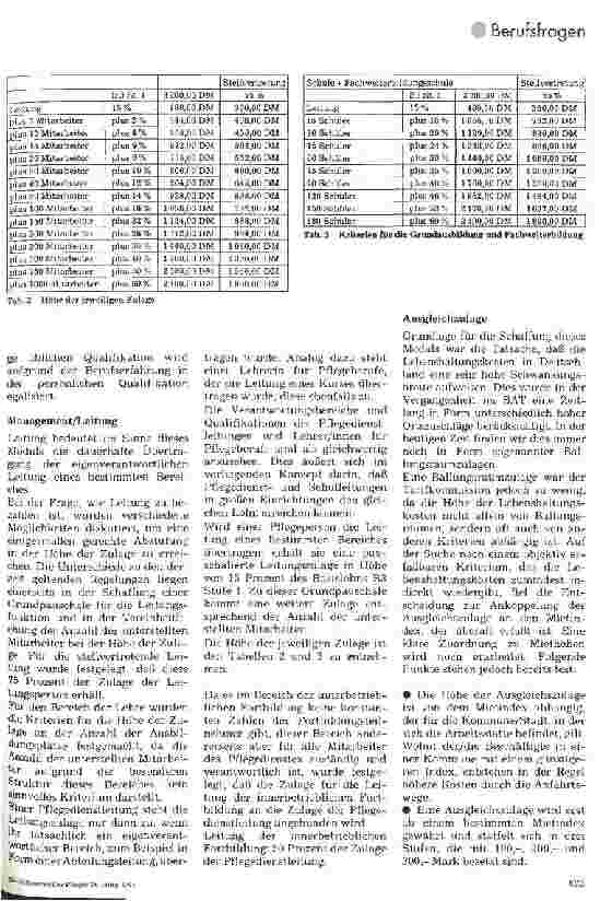 Vorschauseite 4: Neues Tarifmodell der Gewerkschaft Pflege