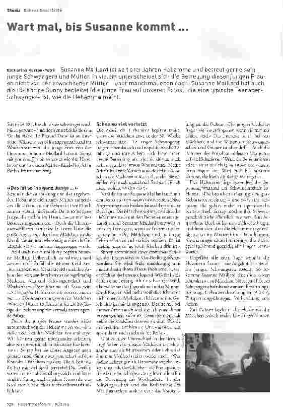 Vorschauseite 1: Warte mal, bis Susanne kommt. .. ..