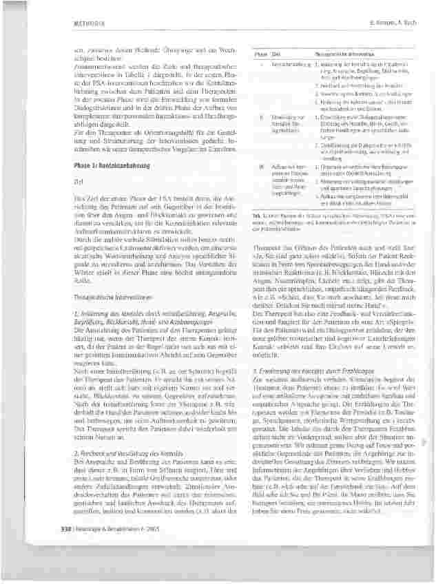 Vorschauseite 3: Ein Therapiemodell zur frühen sprachlichen Aktivierung schwerst hirnverletzter Patienten
