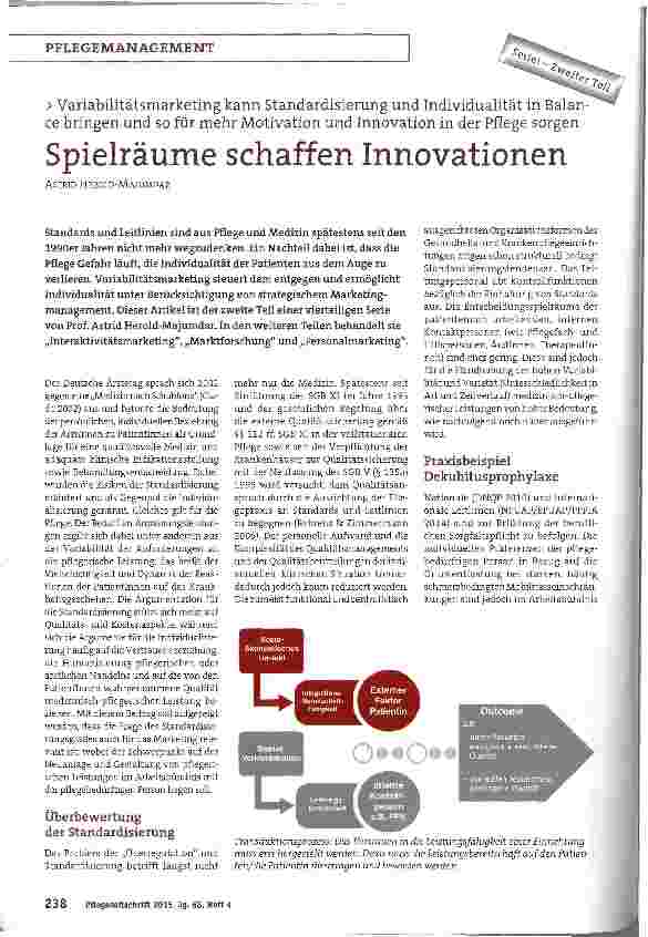 Vorschauseite 1: Spielräume schaffen Innovationen