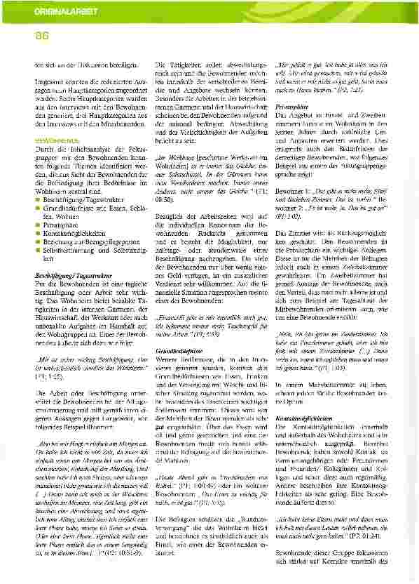 Vorschauseite 5: Pflegeund betreuungsrelevante Bedürfnisse und Erwartungen von Bewohnenden eines Wohnheims für psychisch und geistig behinderte Menschen: Welche Anforderungen ergeben sich daraus f…