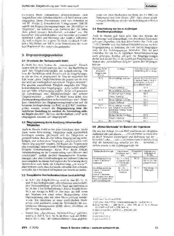 Vorschauseite 2: Entgeltordnung zum TV-H vereinbart