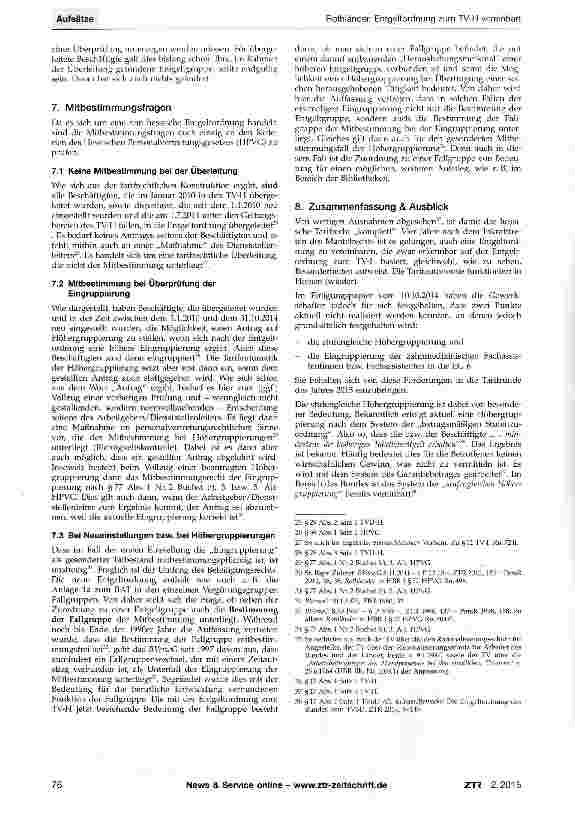Vorschauseite 5: Entgeltordnung zum TV-H vereinbart