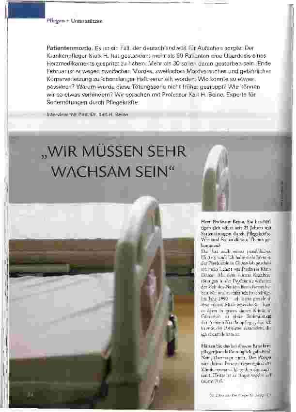 Vorschauseite 1: WIR MÜSSEN SEHR WACHSAM SEIN