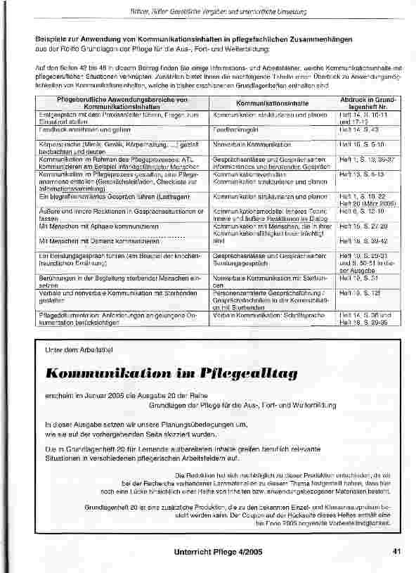 Vorschauseite 5: Kommunikation - gesetzliche Vorgaben und unterrichtliche Umsetzung