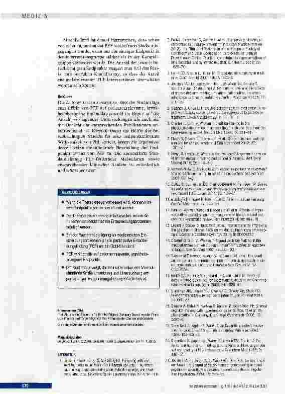 Vorschauseite 6: Endpunkt-relevante Effekte durch partizipative Entscheidungsfindung