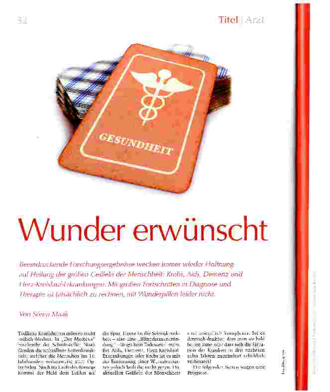 Vorschauseite 1: Wunder erwünscht