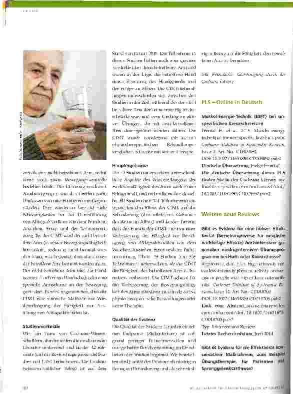 Vorschauseite 2: Cochrane-Update 12_2015