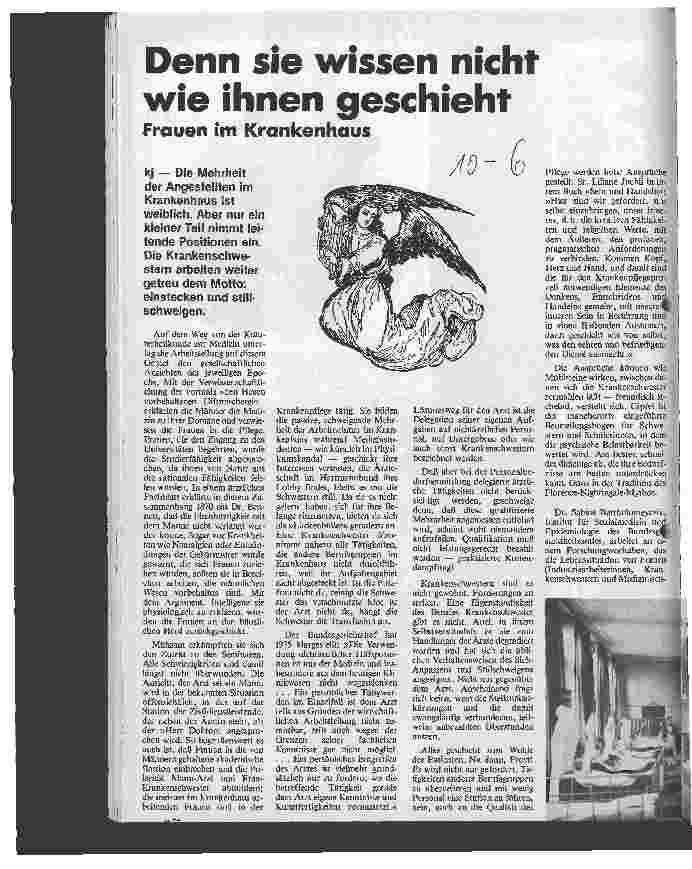 Vorschauseite 1: Denn sie wissen nicht wie ihnen geschieht Frauen im Krankenhaus