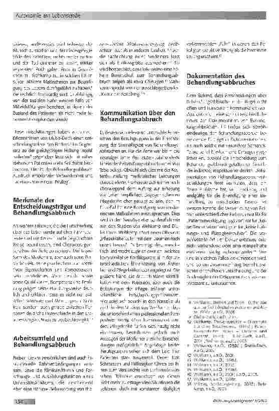 Vorschauseite 3: Autonomie am LebensendeDie Wirklichkeit von Behandlungsabbrüchen im klinischen Alltag