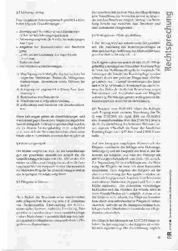 Vorschauseite 2: Übernahme von Kosten der häuslichen Krankenpflege
