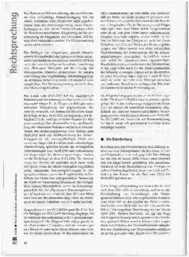 Vorschauseite 3: Übernahme von Kosten der häuslichen Krankenpflege