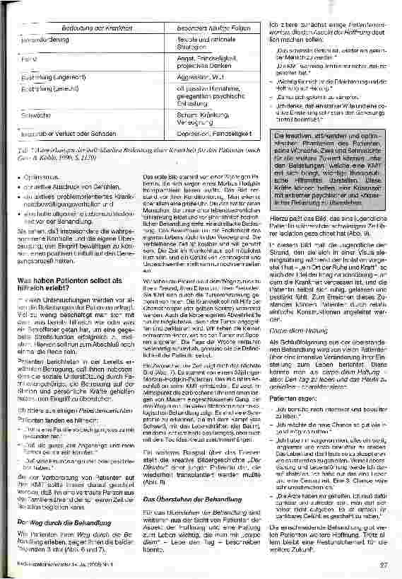 Vorschauseite 4: Hilfen für den Patienten zur Bewältigung einer Knochenmarktransplantation.