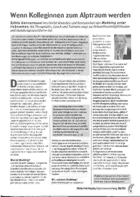 Vorschauseite 1: Wenn Kolleginnen zum Alptraum werden