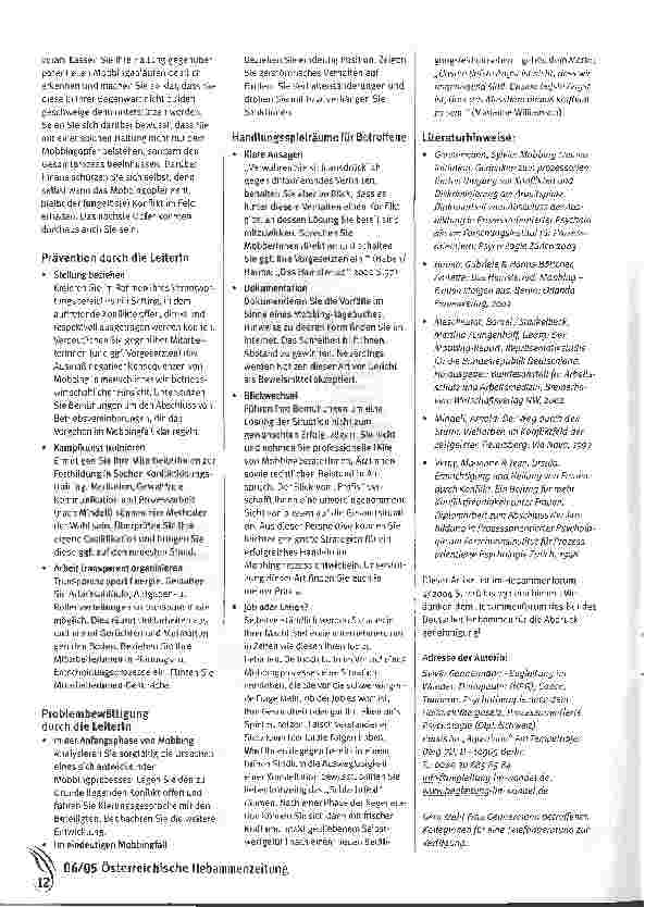 Vorschauseite 4: Wenn Kolleginnen zum Alptraum werden