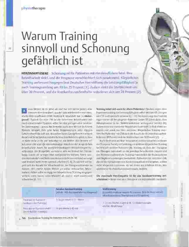 Vorschauseite 1: Warum Training sinnvoll und Schonung gefährlich ist