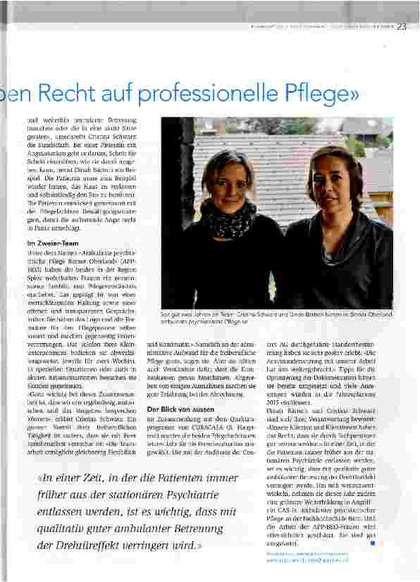 Vorschauseite 2: Kunden habe Recht auf professionelle Pflege