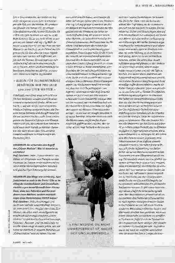 Vorschauseite 2: Wir brauchen eine Grüne Medizin