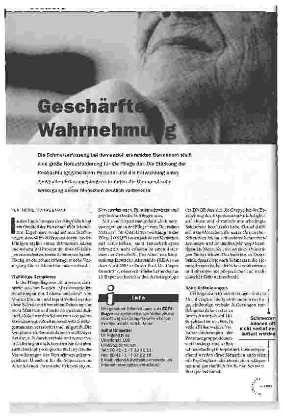 Vorschauseite 1: Geschärfte Wahrnehmung