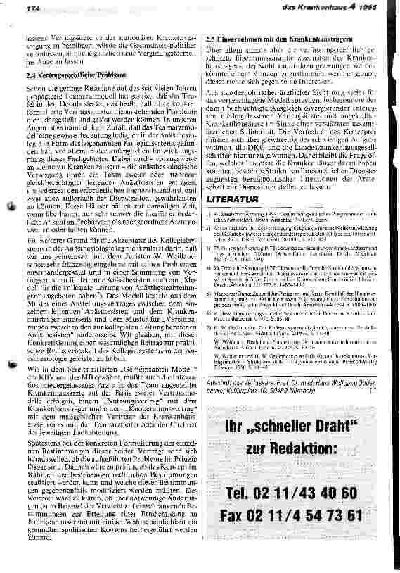 Vorschauseite 4: Ärztliche Konzepte (BÄK, KBK) zur Verknüpfung von ambulanter und stationärer Gesundheitsversorgung - Kritische Betrachtung zu ihrer Realisierbarkeit -