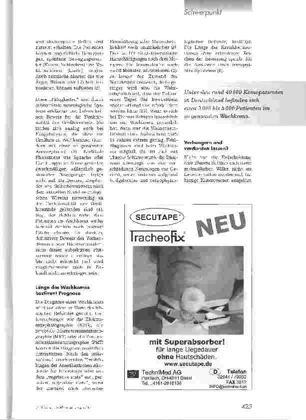 Vorschauseite 2: Der Fall Terri Schiavo - ein Szenario für Deutschland?