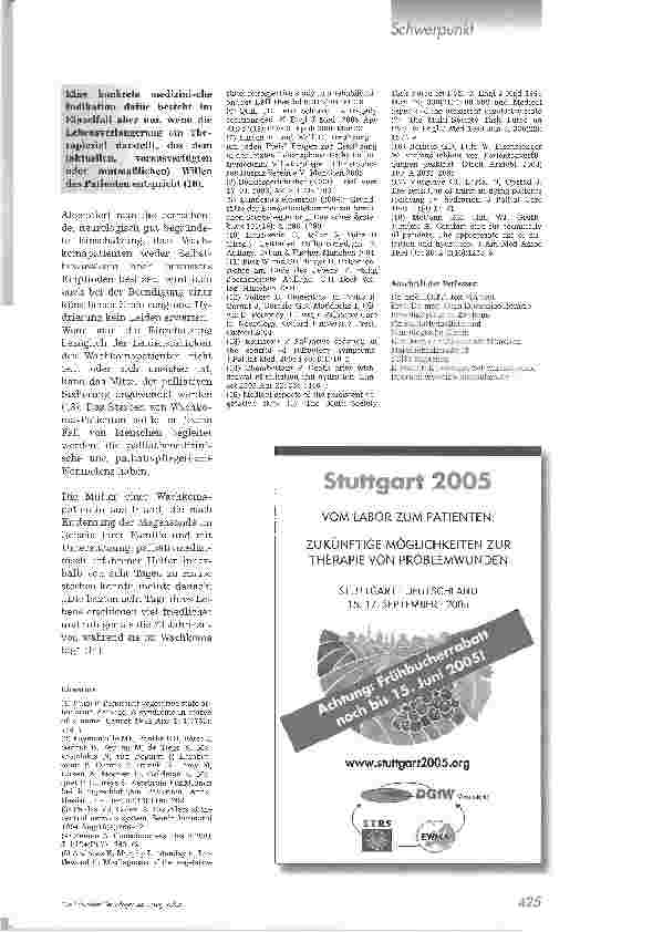 Vorschauseite 4: Der Fall Terri Schiavo - ein Szenario für Deutschland?