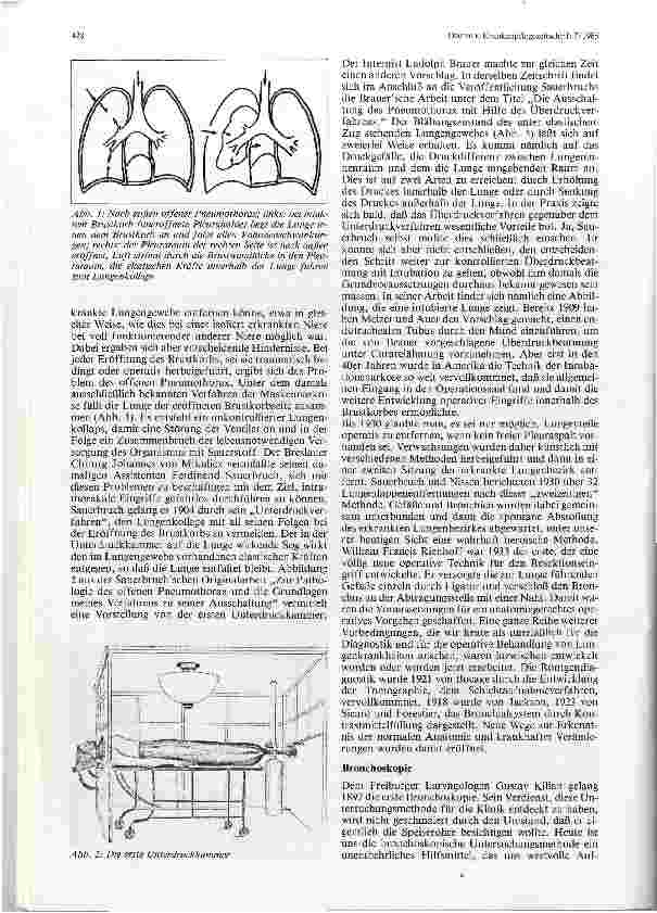 Vorschauseite 3: 100 Jahre Pneumologie