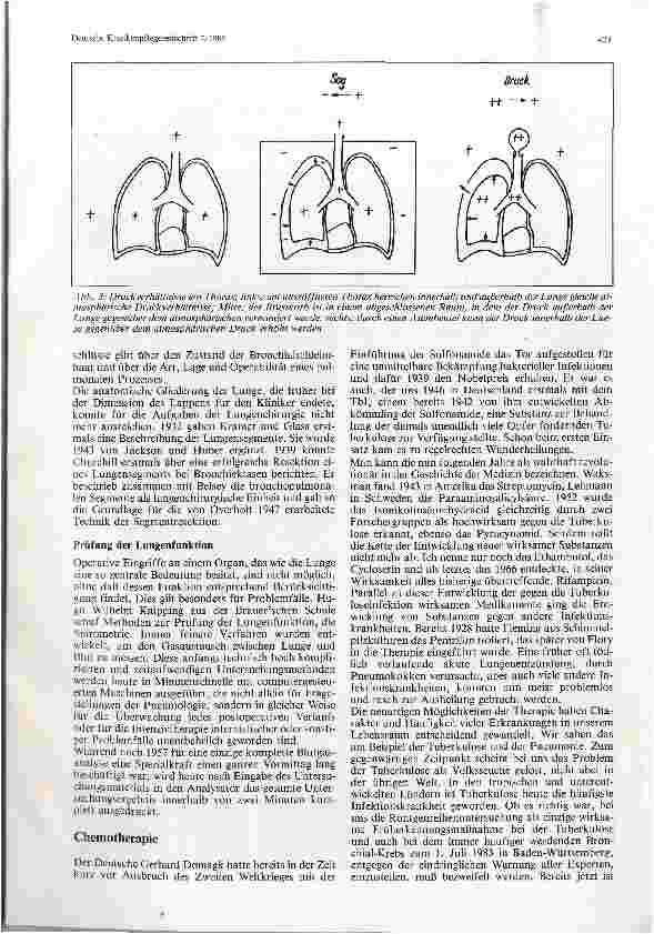 Vorschauseite 4: 100 Jahre Pneumologie