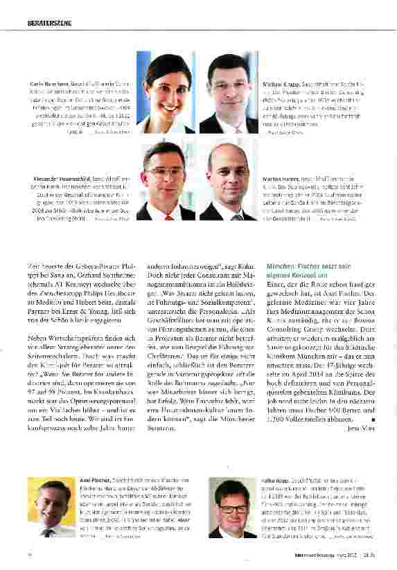 Vorschauseite 3: Begehrte Ex-Berater
