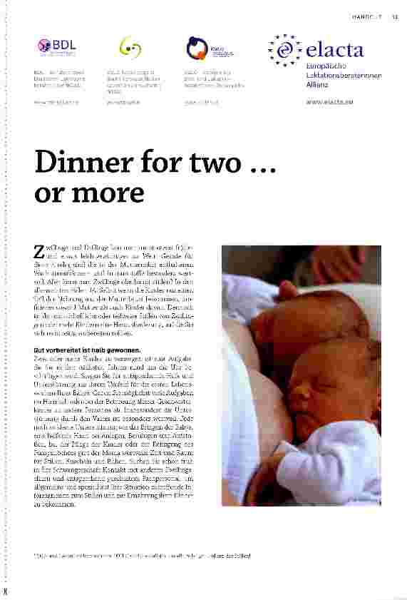 Vorschauseite 1: Dinner for two or more