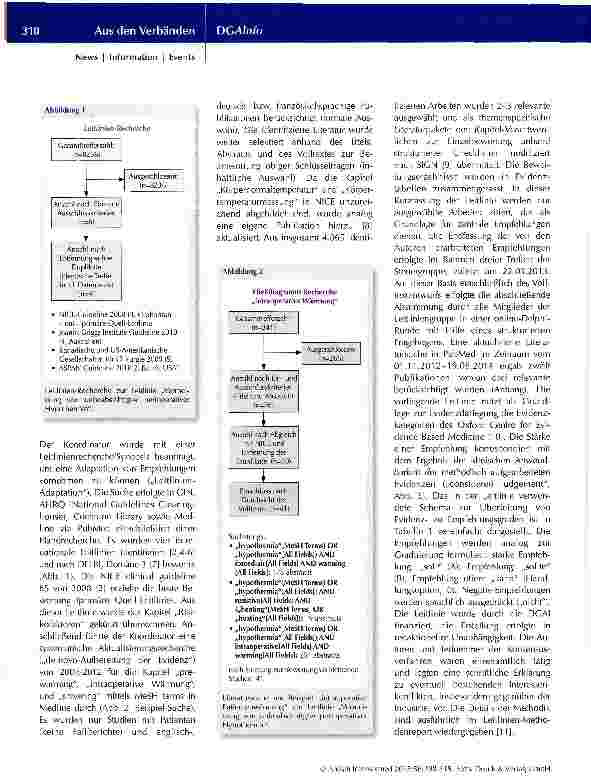 Vorschauseite 3: S3-Leitlinie: Vermeidung von unbeabsichtigter perioperativer Hypothermie