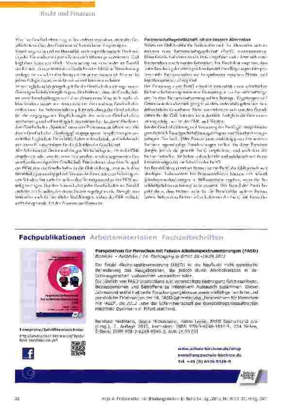 Vorschauseite 2: Freiberufler mit Bindungswillen