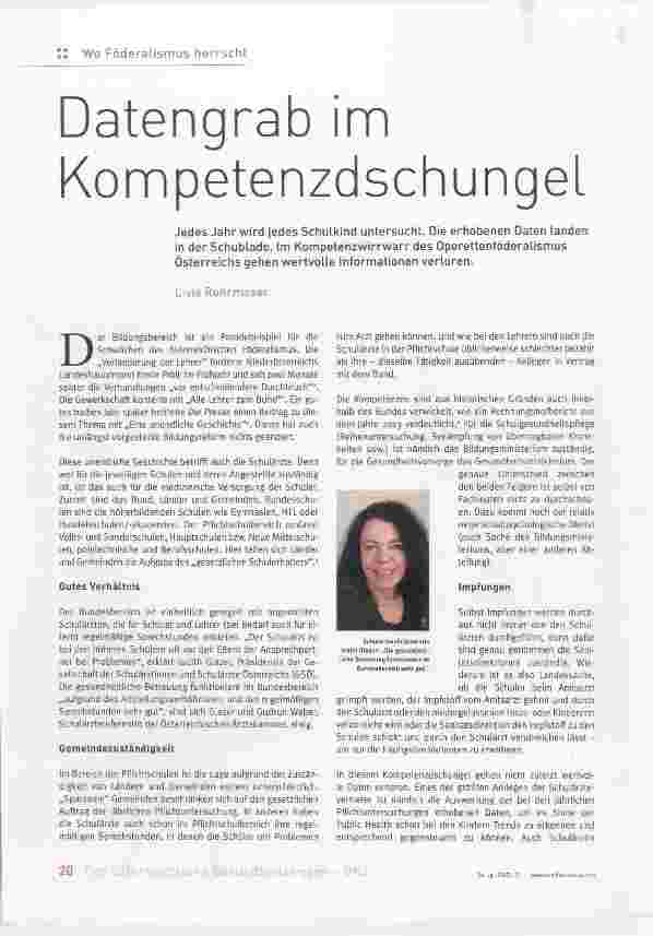 Vorschauseite 1: Datengrab im Kompetenzdschungel