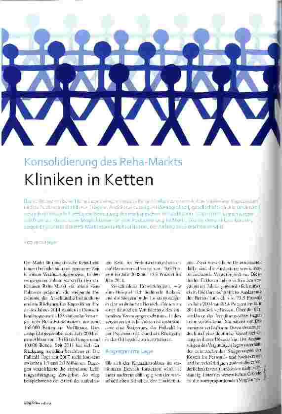 Vorschauseite 1: Kliniken in Ketten