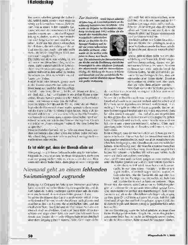 Vorschauseite 2: Den anderen nicht allein lassen