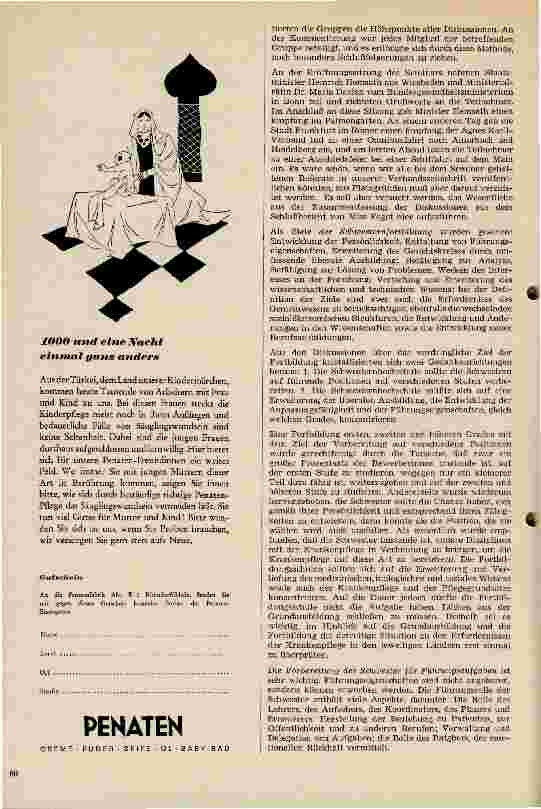 Vorschauseite 2: Bericht über das Seminar für Leiterinnen von Schwesternhochschulen (24.8.-2.9. 64)