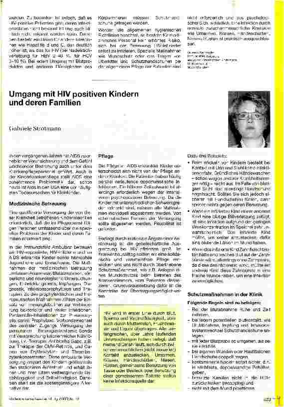 Vorschauseite 3: HIV im Kindesalter