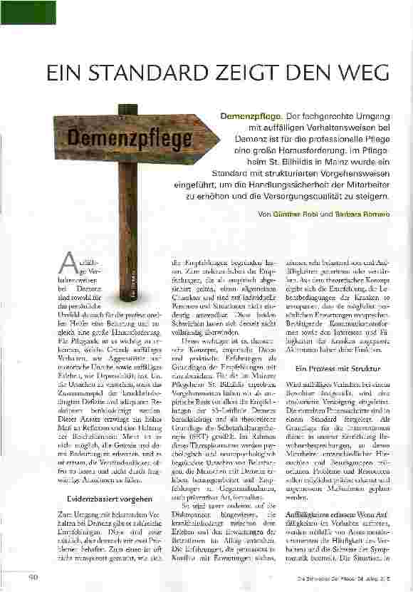 Vorschauseite 1: EIN STANDARD ZEIGT DEN WEG