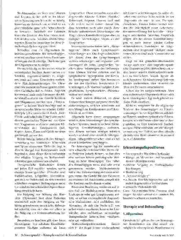 Vorschauseite 3: Die hämatogene Grundkonstitution in der Iridologie