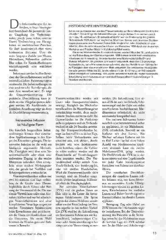 Vorschauseite 2: INFUSIONEN SICHER VERABREICHEN