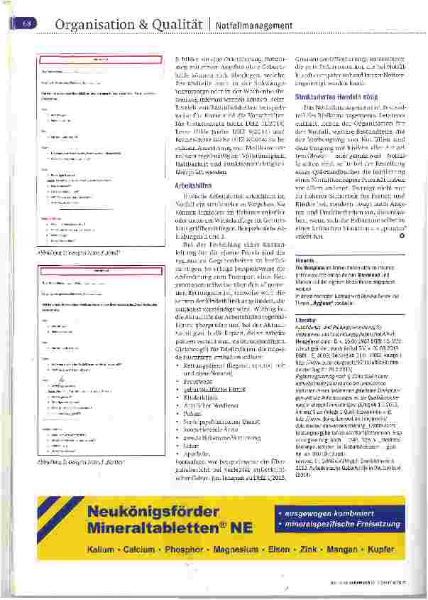 Vorschauseite 3: QM in der Freiberuflichkeit | Teil 12 Organisation für den Notfall