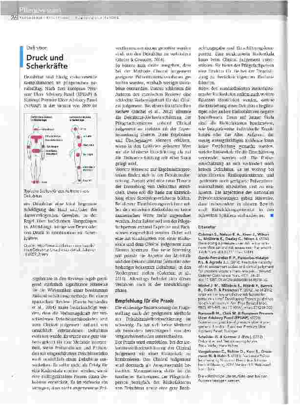 Vorschauseite 3: Risikoeinschätzung von Dekubitus