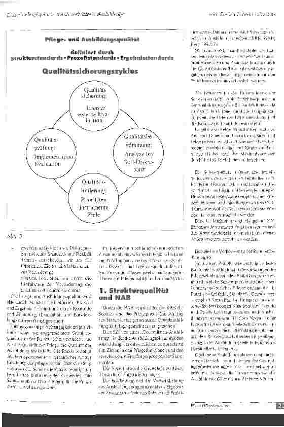 Vorschauseite 4: Bessere Pflegequalität durch verbesserte Ausbildung?