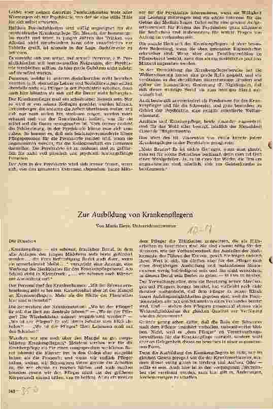 Vorschauseite 3: Der Krankenpfleger in der Psychiatrie