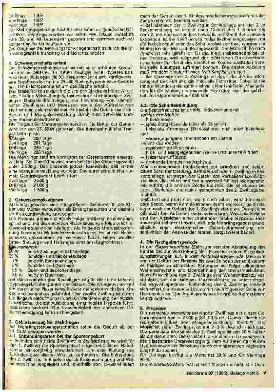 Vorschauseite 5: Komplikationen Während der Geburt und in der Nachgeburtsperiode