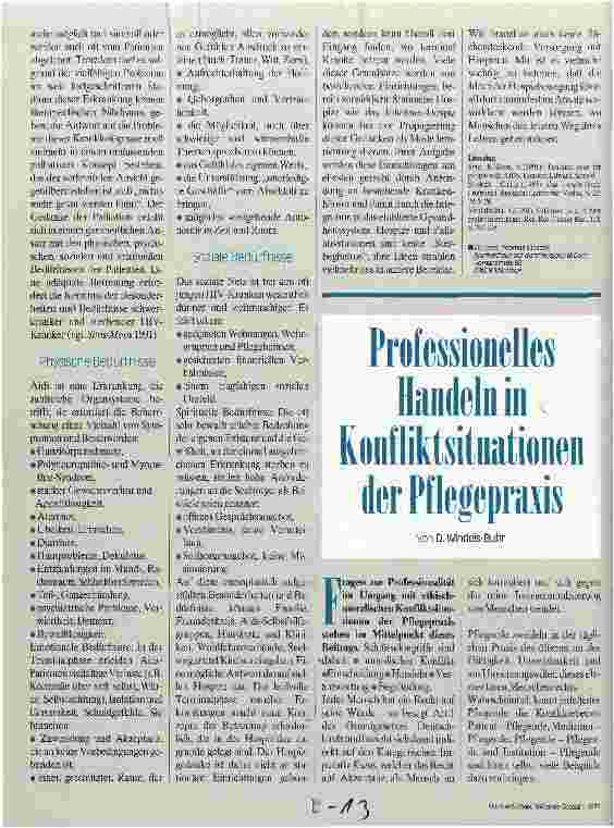 Vorschauseite 1: Professionelles Handeln in Konfliktsituationen der Pflegepraxis